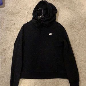 Black nike cowl neck  hoodie
